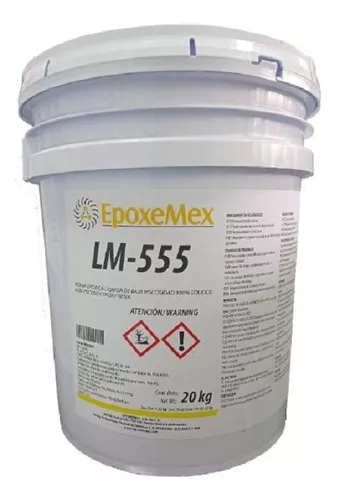 EPOXEMEX LM556 RESINA EPOXICA GRIS MEDIO / CUBETA DE 21.7kg  